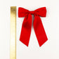 SPRING '24: Grace & Grandeur Bailee Satin Bow Barrette: Ivory