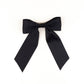 SPRING '24: Grace & Grandeur Bailee Satin Bow Barrette: Ivory