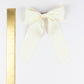 SPRING '24: Grace & Grandeur Bailee Satin Bow Barrette: Ivory