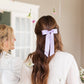 SPRING '24: Grace & Grandeur Florence Satin Bow: Lavender